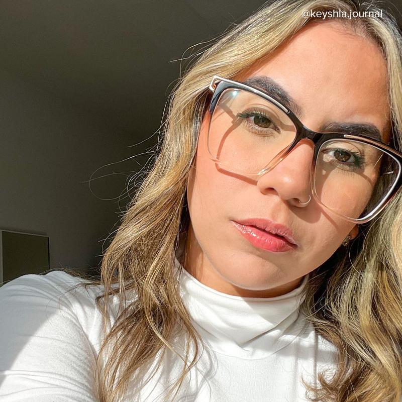 Krystle Square Multicolor Glasses4