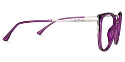 Estrada Cateye Purple Glasses2