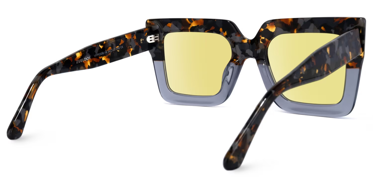 Brandon Square Gray Sunglasses3