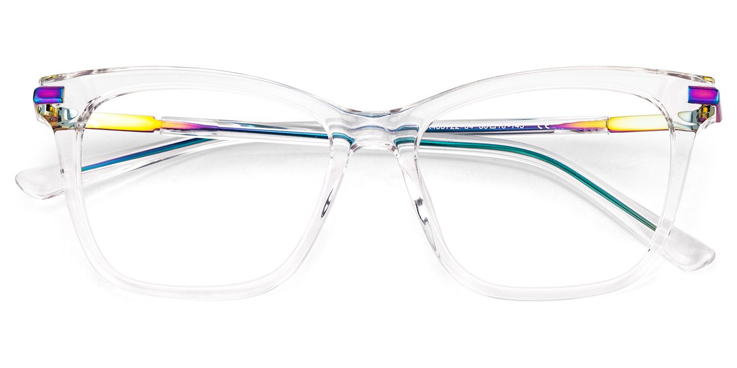 Eliot Rectangle Eyewear with Clears2