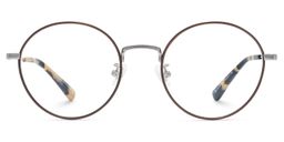 Dunn Round Brown Glasses0