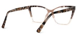 Adalis Beige Cat eye Glasses3