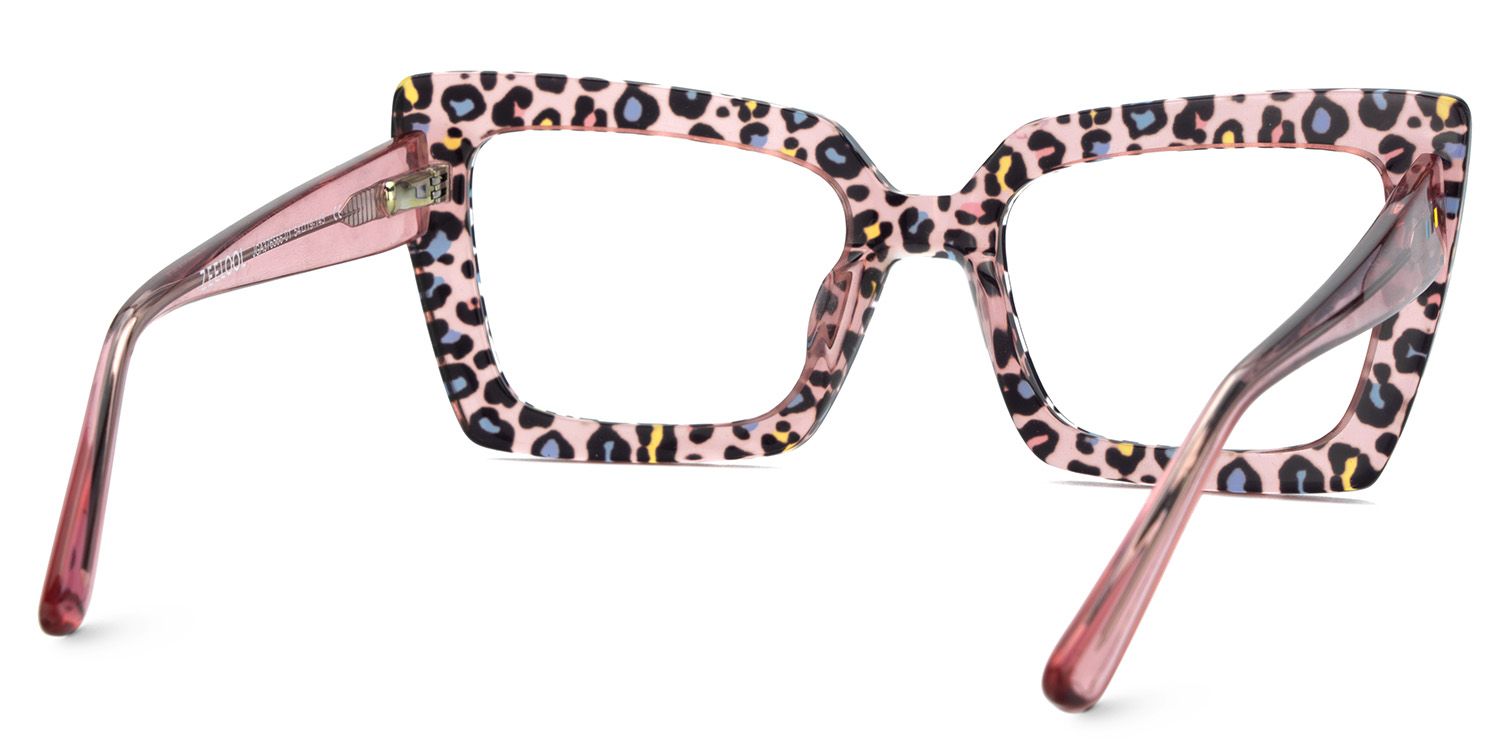 Tootie Eyeglasses in Butterfly Pink Leopard Frame | ZEELOOL Canada4