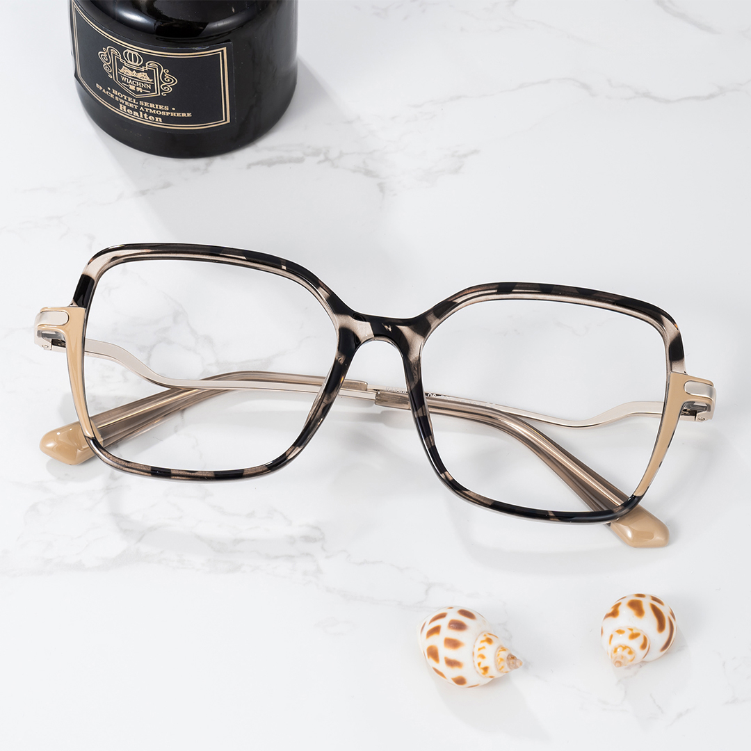 Rendon Square Tortoiseshell Glasses Women's Glasses | ZEELOOL Canada0