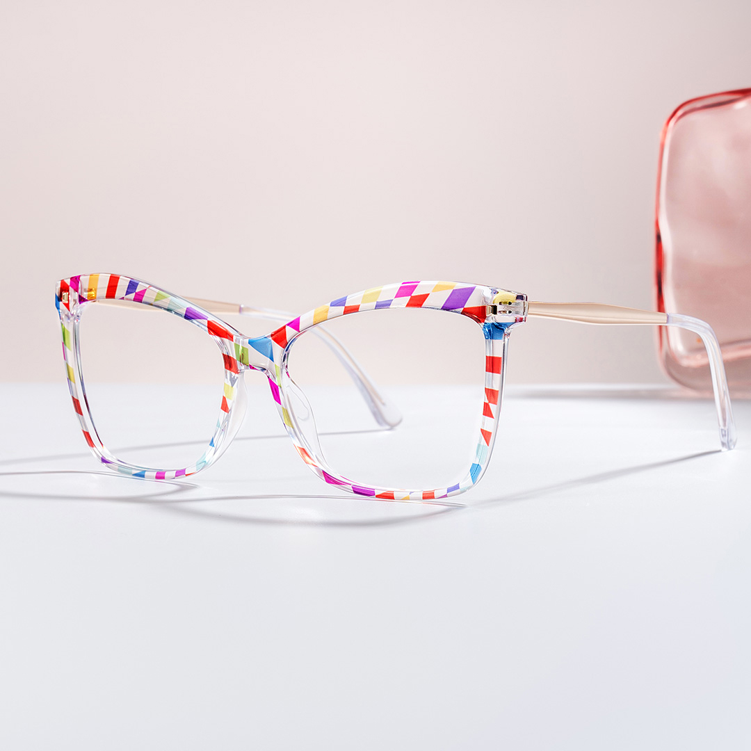 Isaebella Butterfly Colorful Glasses0