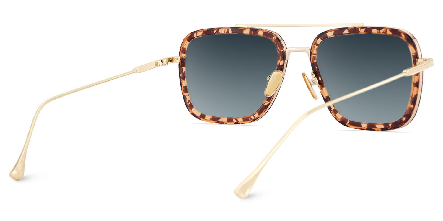 Gifford Rectangle Tortoise Frame Glasses | Zeelool4