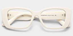 Hannah White Rectangle Glasses2