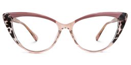 Sawida Cateye Two-Tone Glasses0