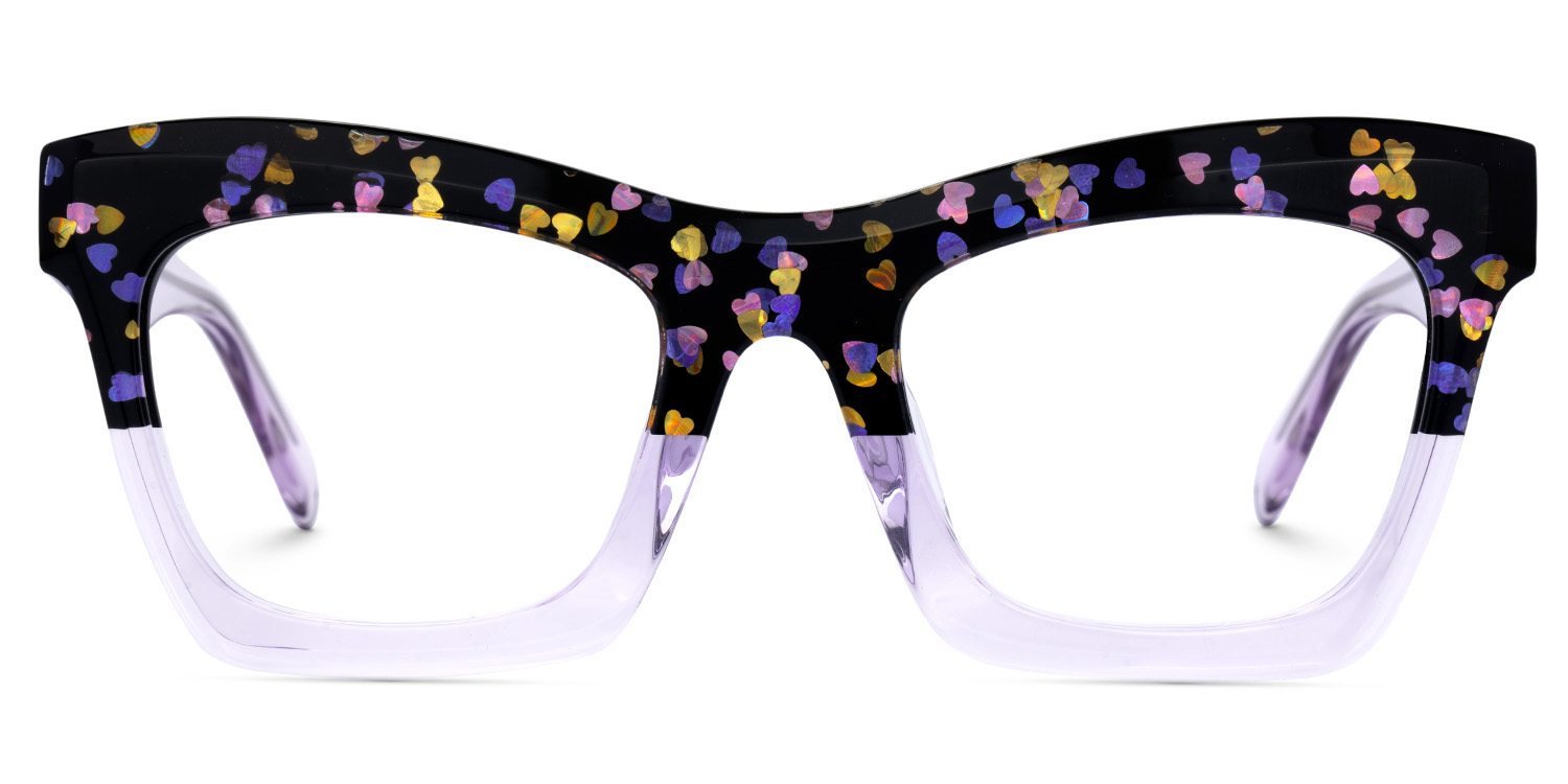New Arrival Black and Purple Glasses for Benitez Frame | ZEELOOL Canada0