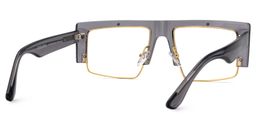 Maldonado Gray Rectangle Glasses4