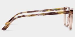 Bella Pink Rectangle Glasses4