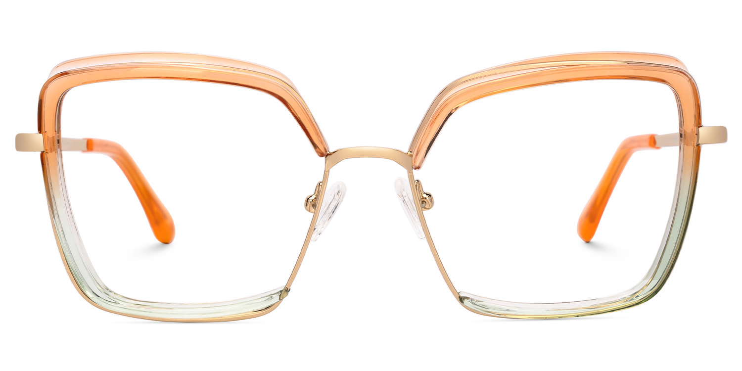 Cordaro Square Orange Glasses0