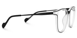 Sellars Black White Round Glasses3