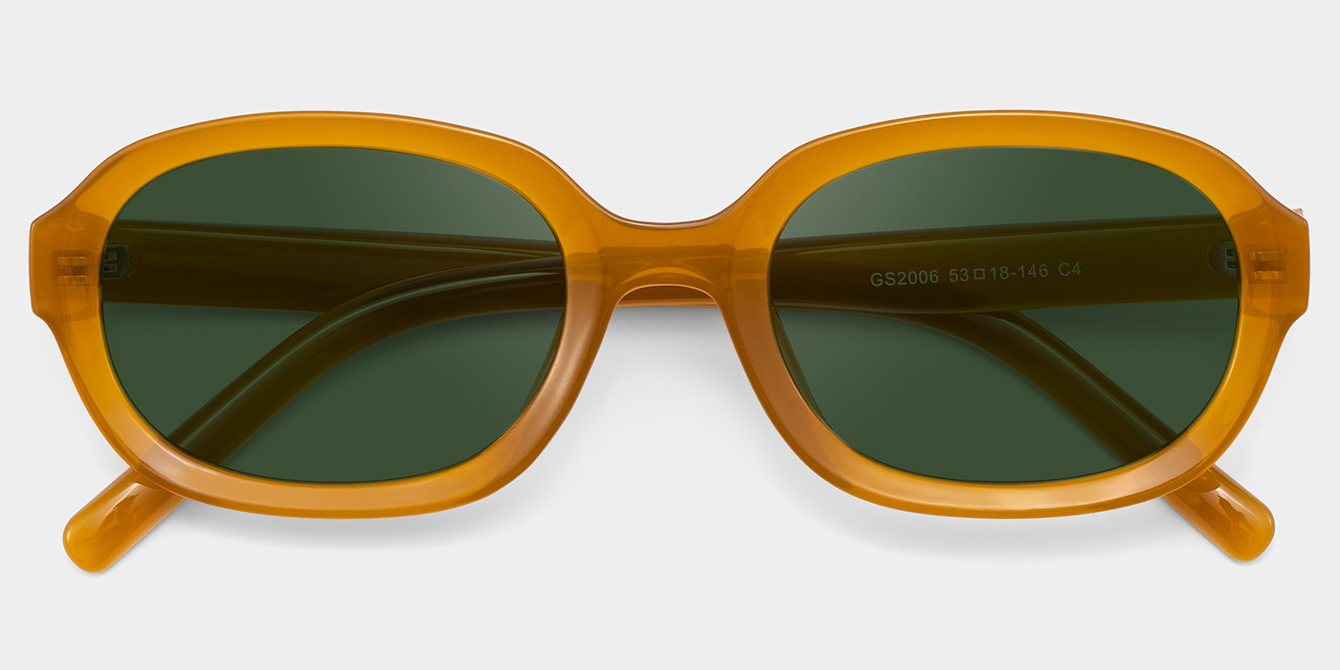 Astra Brown Frame Polarized Sunglasses with geometric Style Online | ZEELOOL Canada1