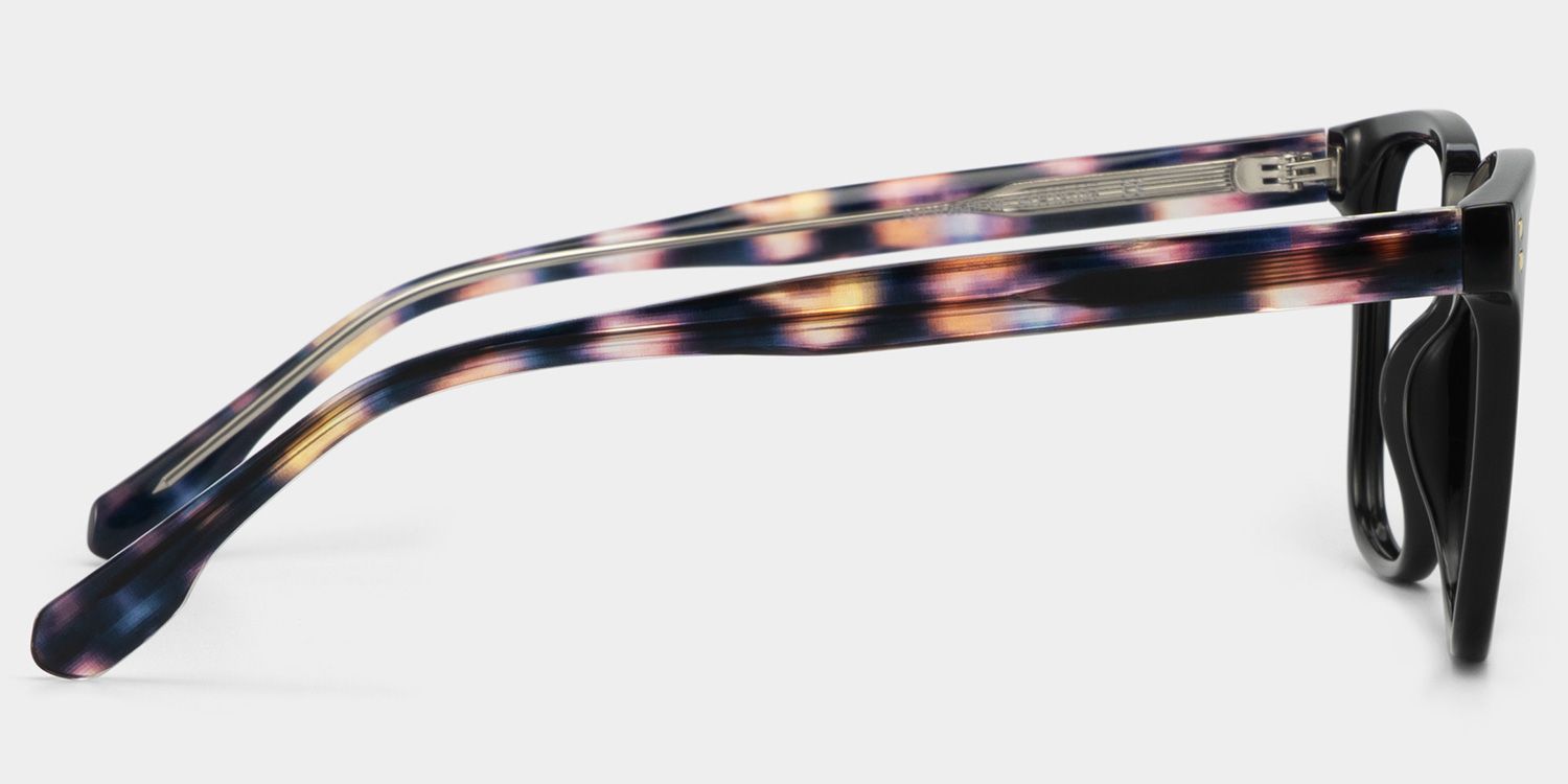 Donnalyn Black Square Natural Eyewear | ZEELOOL3