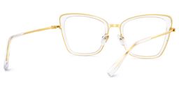 Rosalie Butterfly Clear Glasses5