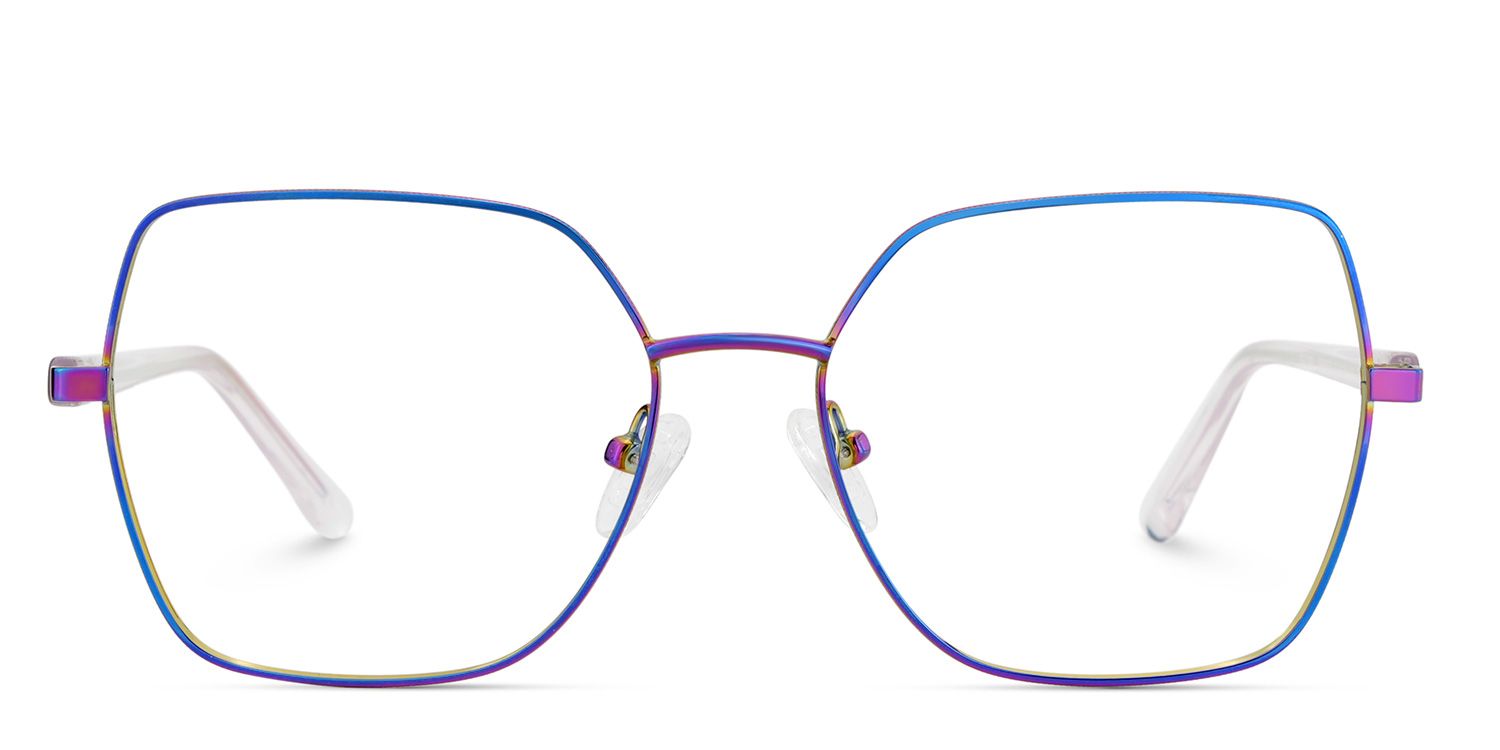 Iridescent Glasses For Women With Transparent Temples1