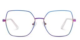 Billie Iridescent Geometric Glasses1