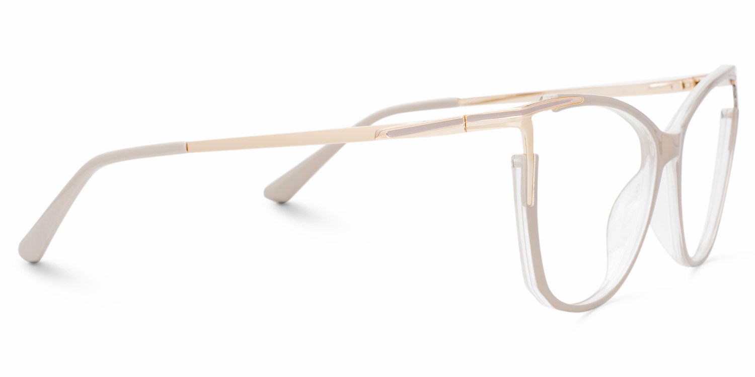 Yomary Cateye Khaki EyeGlasses | ZEELOOL Canada3