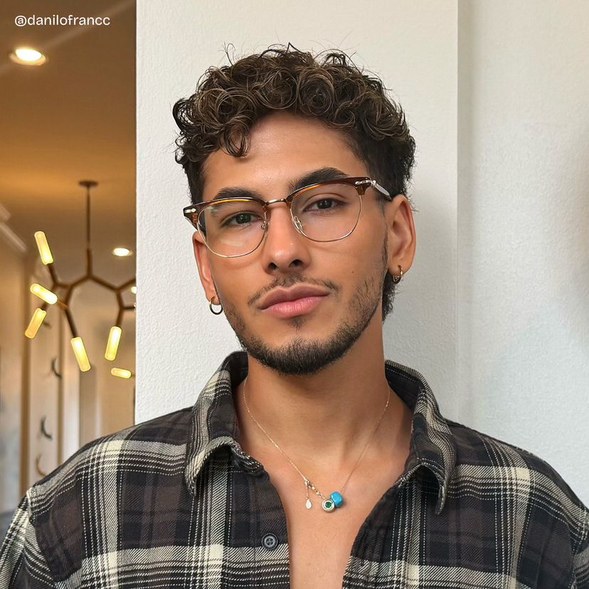 Capri Brown Browline Glasses