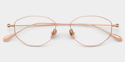 Everett Geometric Gold Glasses3