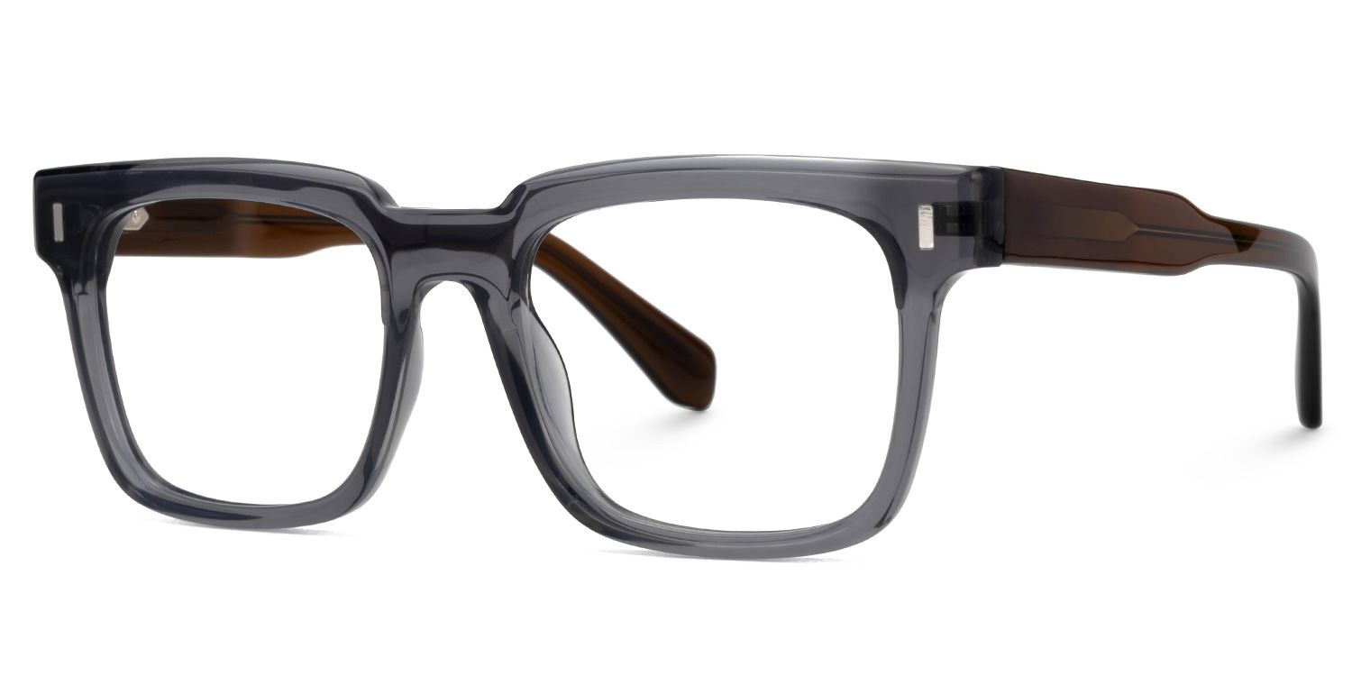 Square Katia Gray Color Frame Glasses | ZEELOOL Canada3