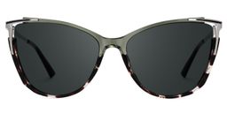 Yomary Cateye Two-Tone Glasses0