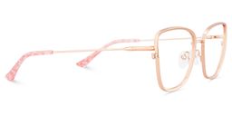 Solimar Square Rose Gold Glasses4