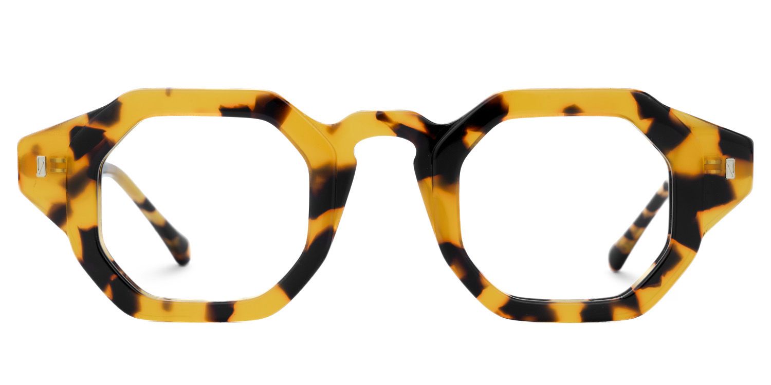 Buy Tortoise Hexagon Shape Spectacles Online | ZEELOOL Canada0