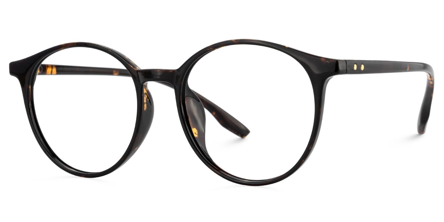 Blanco Round Tortoise Glasses | ZEELOOL Canada1