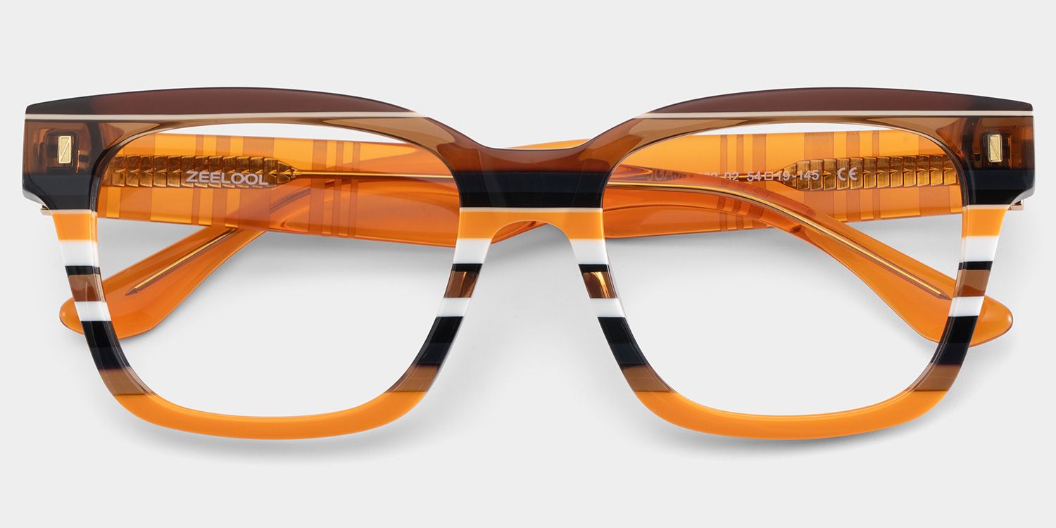 Pride square acetate glasses Online | ZEELOOL2