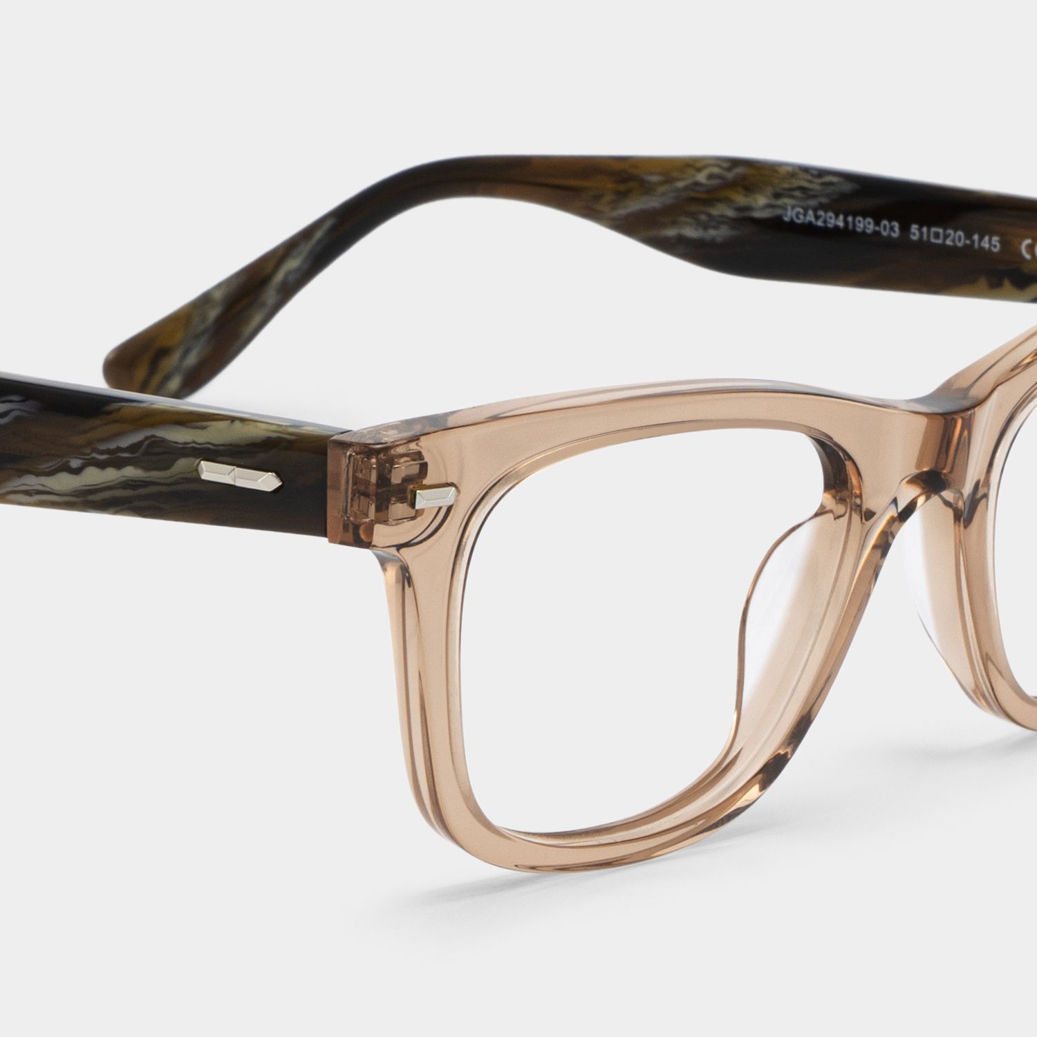 Robert Rectangle Brown Frame Glasses for Men | ZEELOOL5
