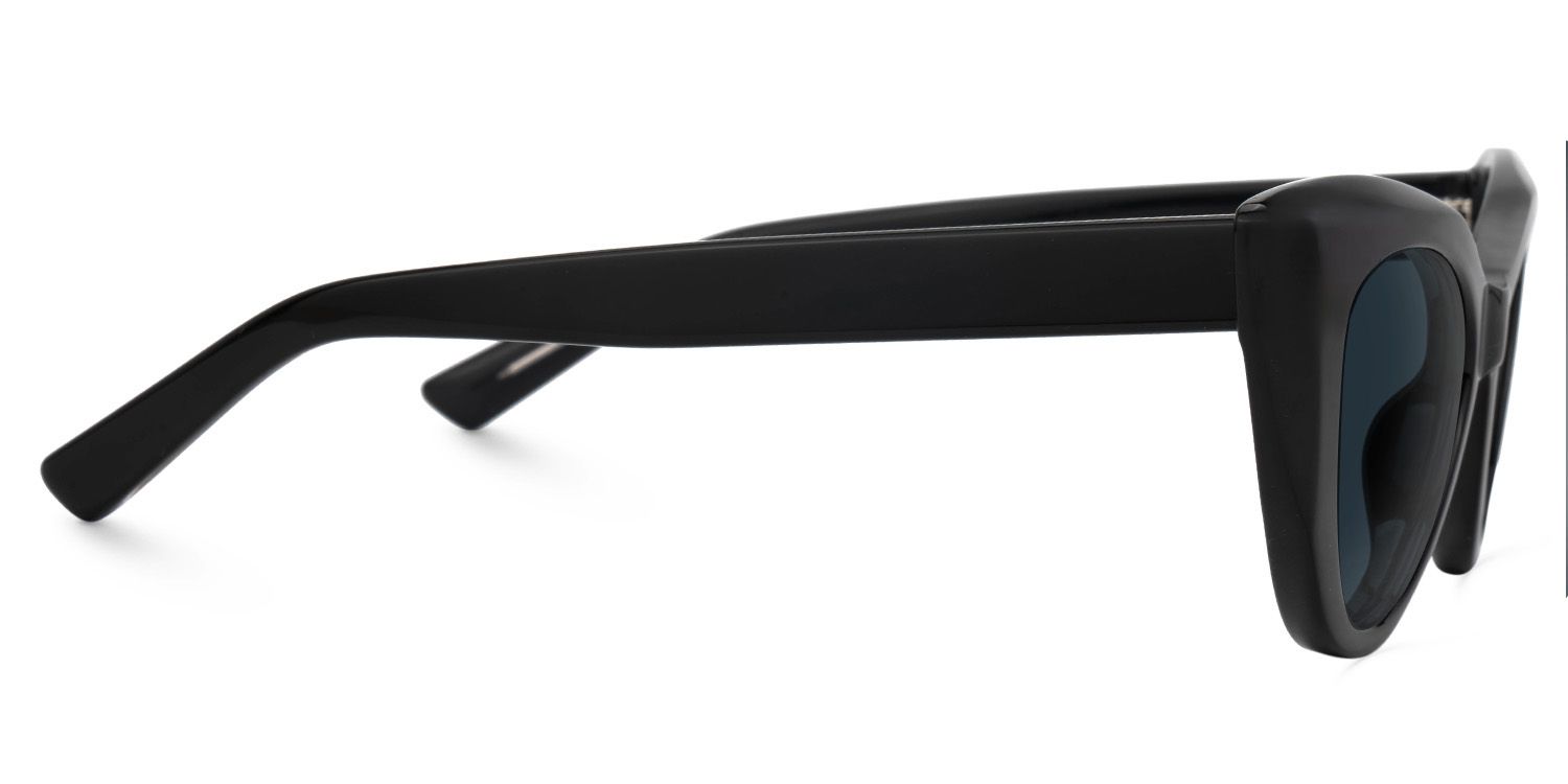 Black Cateye Boucher Sunglasses with full frame | ZEELOOL Canada2