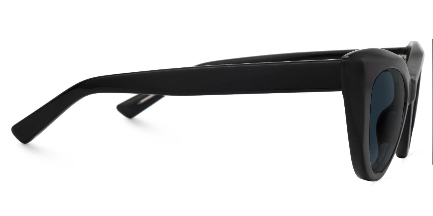 Black Cateye Boucher Sunglasses with full frame | ZEELOOL Canada2