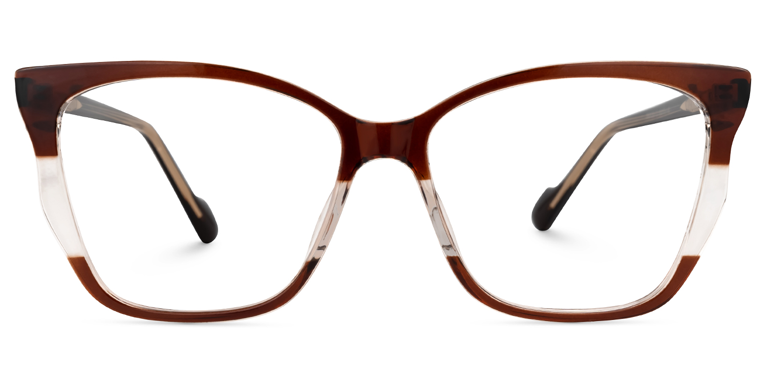 Cateye Gianna Brown Glasses deals -Zeelool Glasses0