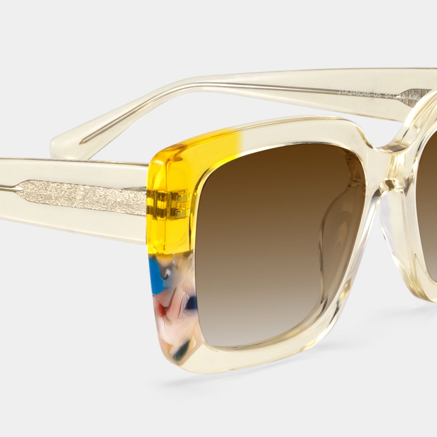 Palma Yellow Frame Sunglasses with Square Style | ZEELOOL CA4