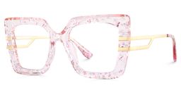 Poutine Square Pink Glasses2