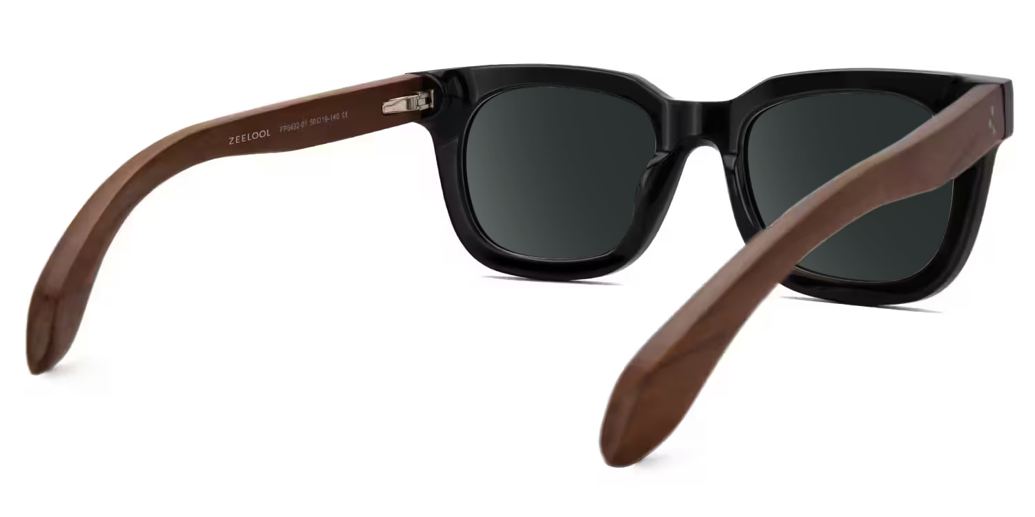 Sam Rectangle Wood Glasses3