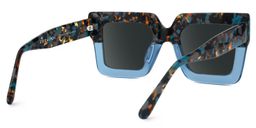 Brandon Blue Square Sunglasses3