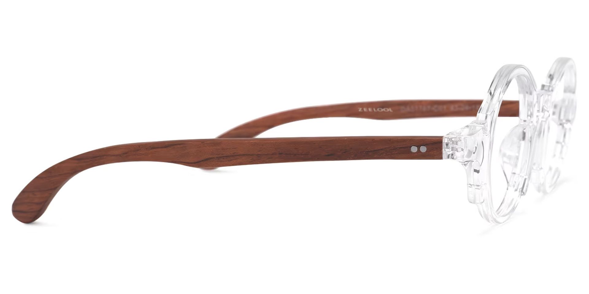 Charlie Round Clear Frame Glasses | ZEELOOL Canada2