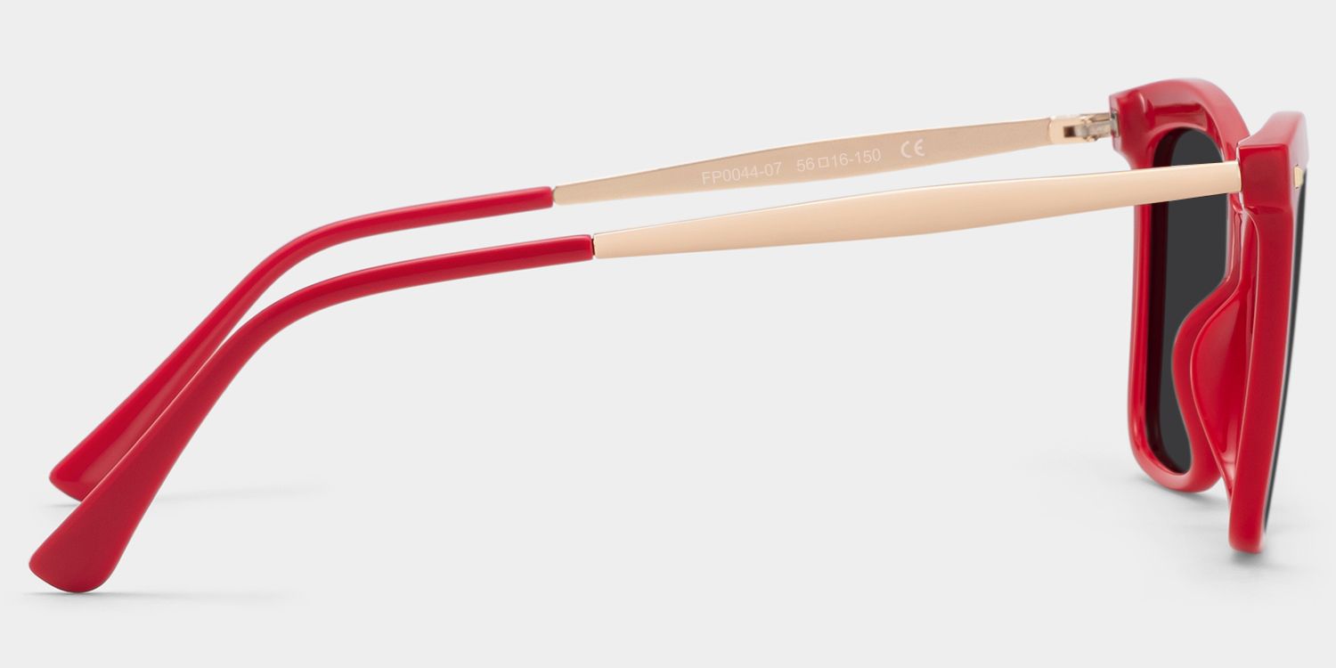 Isaebella Butterfly Red Sunglasses | Zeelool Glasses3