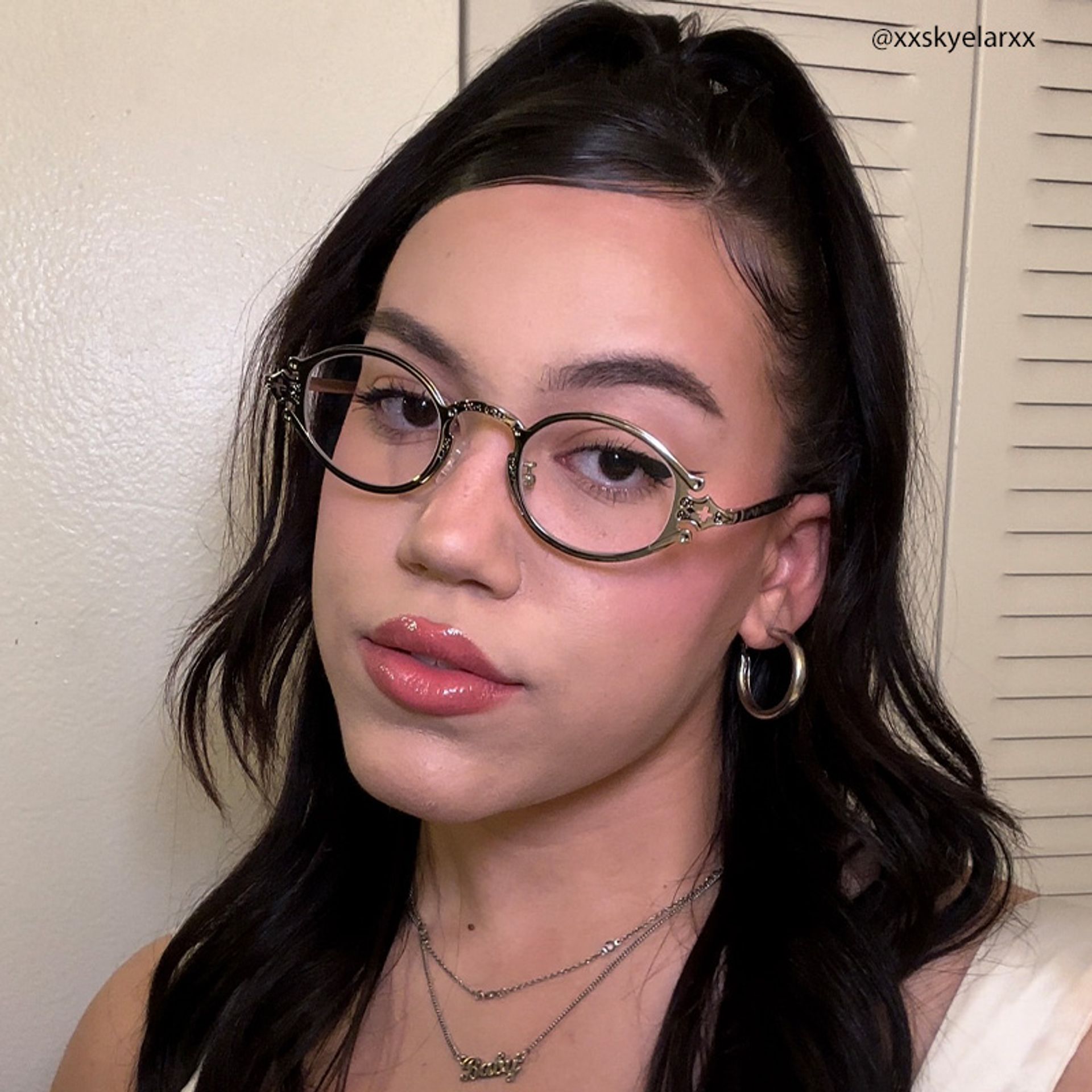 Oval Serena Silver Eyeglasses and Glasses Frames Deals4