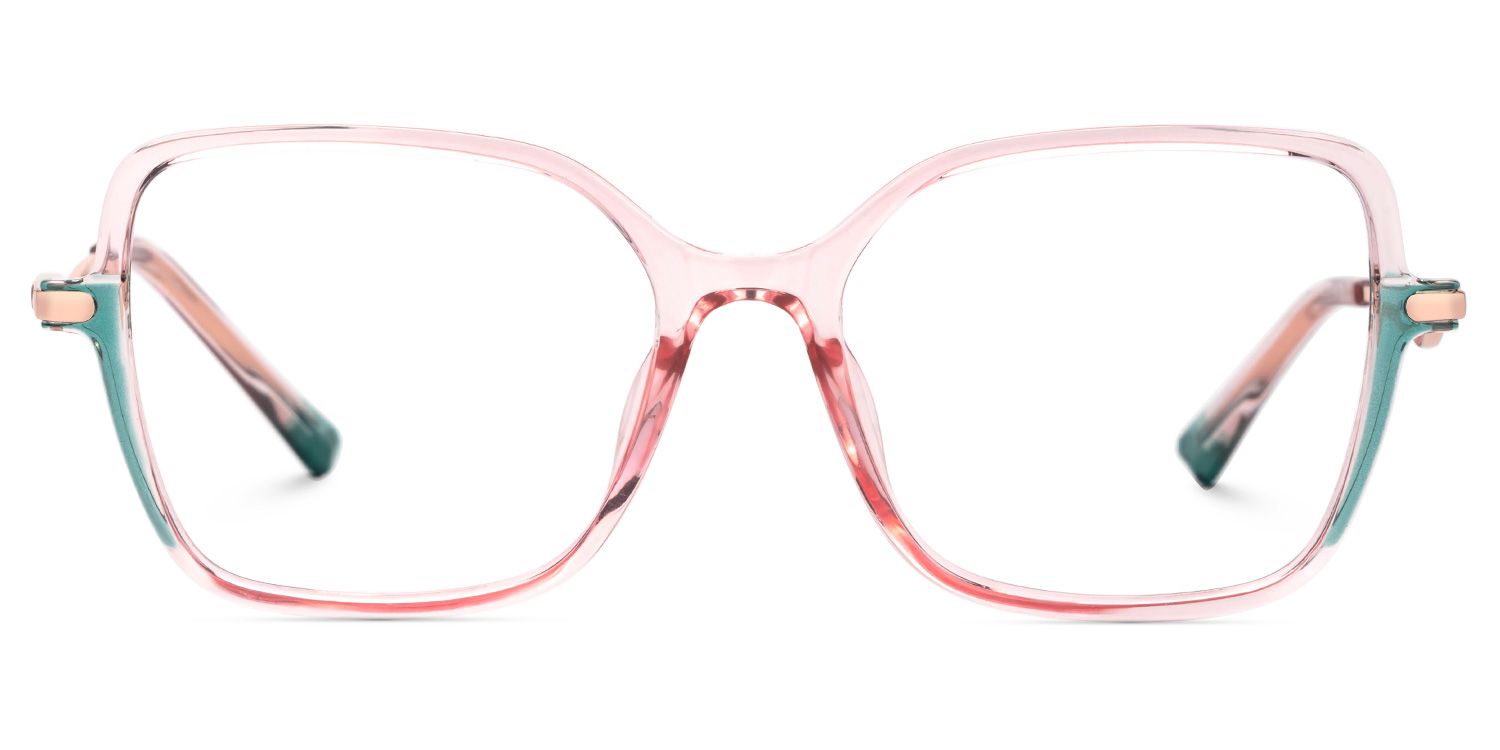 Rendon Square Pink Glasses0
