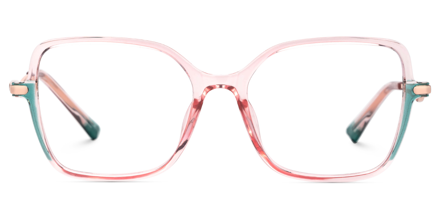 Rendon Square Pink Glasses0
