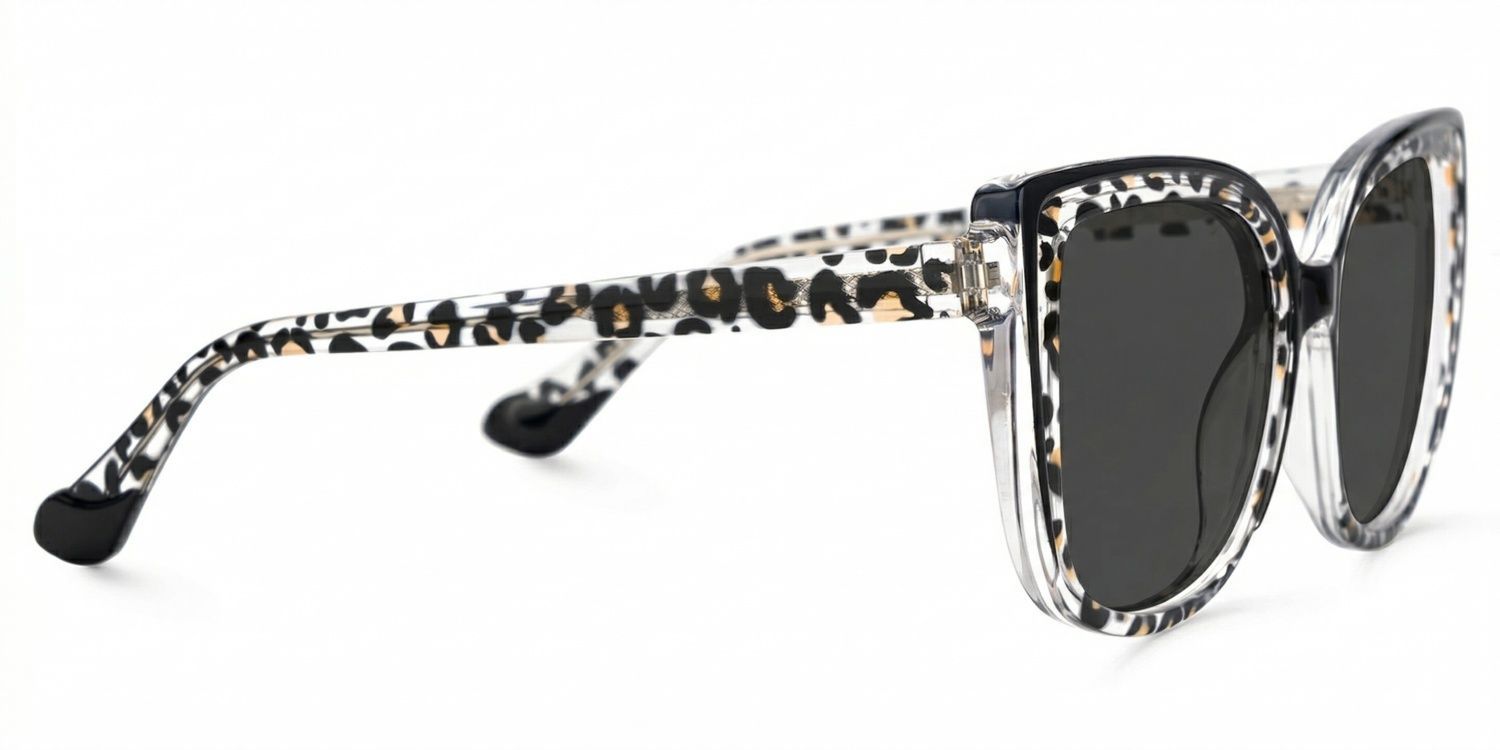 Large Tortoise Shell Eyeglasses Frames With Cat Eye Shape2