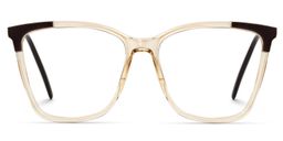 Roshavia Square Beige Glasses1