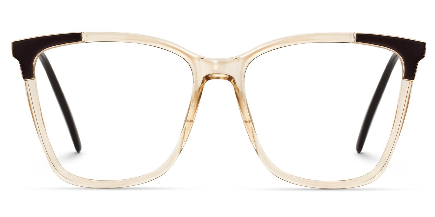Purple Square Frame Glasses1