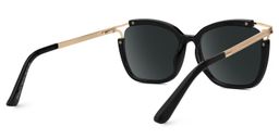 Sidibe Square Black Glasses3