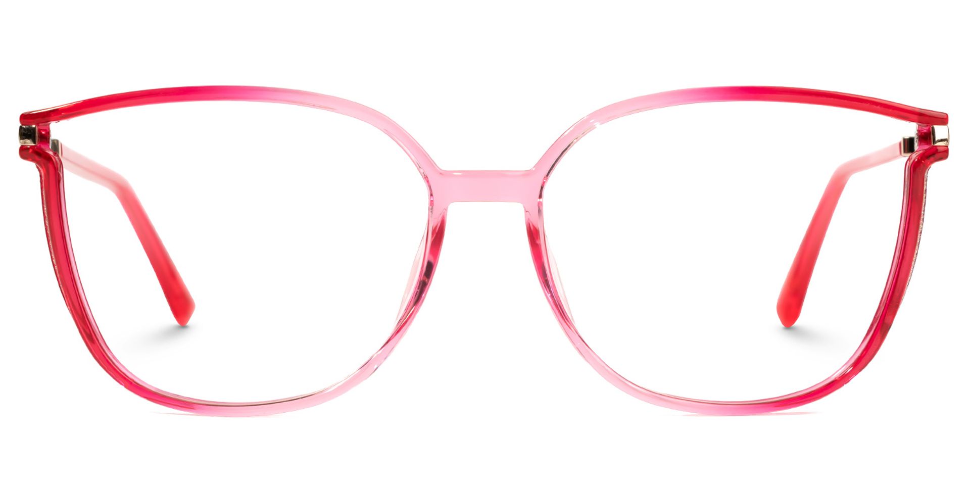 Rodz Square Red Eyeglasses and Thin Glasses Frames0