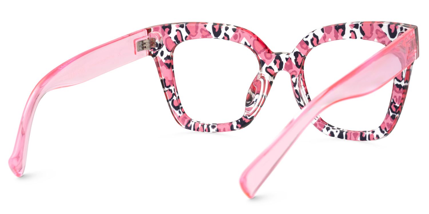 Malcolm Large Havana glasses frames with Transparent Arms | ZEELOOL Canada4